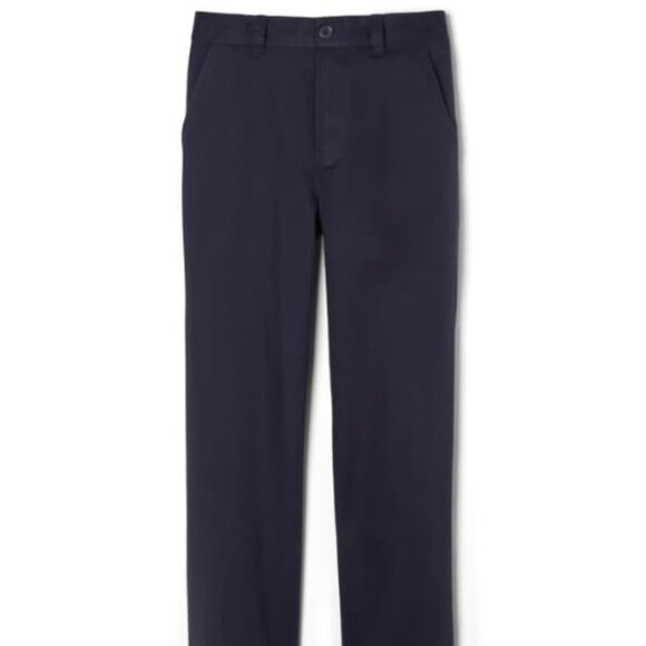 NEW French Toast Boy Navy School Uniform Pull-On Relaxed Fit Stretch Twill Pant - Picture 2 of 5